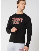 Tommy Jeans Суитшърт с лого - Червен/Черен
