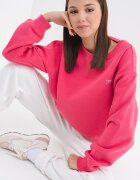 Tommy Jeans Свободен суитшърт с овално деколте Малина