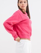 Tommy Jeans Свободен суитшърт с овално деколте Малина