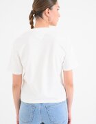 Tommy Jeans Свободна памучна тениска Бял