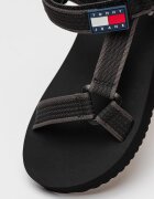 Tommy Jeans Текстилни сандали с велкро Черен