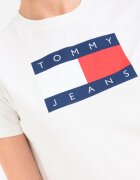 Tommy Jeans Tениска с лого Бял