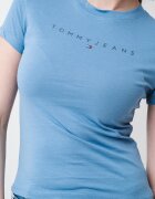 Tommy Jeans Тениска с лого и овално деколте