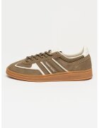 Tommy Jeans Велурени спортни обувки Greenwich Edge - Каки