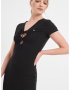 Tommy Jeans Вталена рокля с отвори
