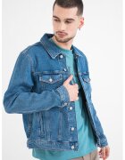 Tommy Jeans Яке от деним с джобове - Светлосин