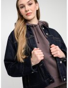 Tommy Jeans Яке от деним с паднали ръкави - Ултрамарин синьо