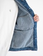 Tommy Jeans Яке от деним с принт Тъмносин