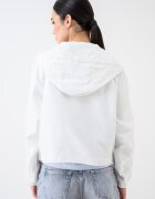 Tommy Jeans Яке с цип яка и лого Мръснобял
