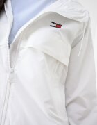 Tommy Jeans Яке с цип яка и лого Мръснобял