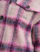 Tommy Jeans Яке с вълна и джобове с капаче Светлокафяв/Розово
