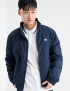 Tommy Jeans Яке с яка и цип Тъмносин