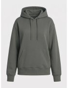TommyLife Дамски суитчър маслиненозелен - памучна смес