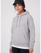 TommyLife Светлосив дамски суитшърт от памук и полиэстер с джоб