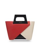 Toro Nero Дамска чанта от естествена кожа червена София
