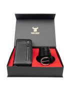 Toro Nero Дамски комплект портфейл и колан - естествена кожа - - Arya-Middle