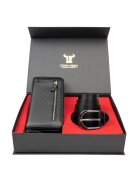 Toro Nero Дамски комплект портфейл и колан - естествена кожа - - Arya-Thick