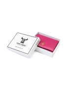 Toro Nero Дамски кожен портфейл Little wallet Фуксия 19 x 10 x 2.5 cm