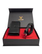 Toro Nero Дамски портфейл и комплект колан - естествена кожа - - Reset-Slim