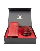 Toro Nero Дамски портфейл и комплект колан - естествена кожа - - Arya-Middle