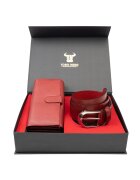 Toro Nero Дамски портфейл и комплект колан - естествена кожа - - Reset-Thick