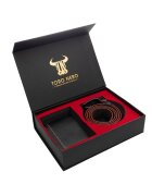 Toro Nero Комплект портфейл и колан мъжки