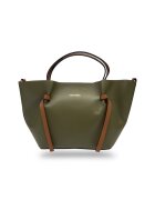 Toro Nero Loretta Leather Shoulder Bag - Папратово зелено