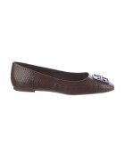 Tory Burch Дамски балетки Georgia - естествена кожа - кафяви