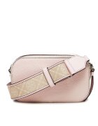 Tory Burch Дамска чанта бледо розова - естествена кожа