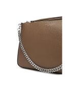 Tory Burch Дамска чанта Perry 175544 - естествена кожа - цвят дива гъба