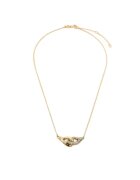 Tory Burch Дамска гривна Злато/Кристал - преплитаща се - 783
