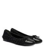 Tory Burch Дамски балерини - текстил - черно/тъмносиньо