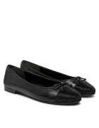 Tory Burch Дамски балеринки - естествена кожа - черни