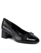 Tory Burch Дамски обувки - Cap-Toe Pump - естествена кожа - черен -