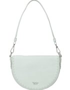 Tosca Blu Кожена чанта с лого