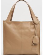 TOSCANIO Кожена чанта Tote - Бежов