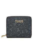 TOUS Дамско портмоне Kaos Mini Lines - тъмносиво - малки размери