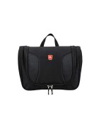 Traveller Мъжка козметична чанта - Traveler - серия Smart Clean - 27 x 10 -5 x 20 см - черна