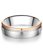 Trilani Пръстен от неръждаема стомана с покритие от 18K злато