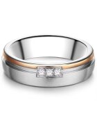 Trilani Пръстен от неръждаема стомана с покритие от 18K злато
