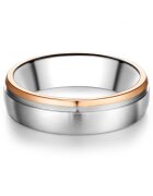Trilani Пръстен от неръждаема стомана с покритие от 18K злато