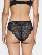 Triumph Безшевни бикини Pretty Micro с дантелена задна част Черен/Прозрачен