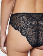 Triumph Безшевни бикини Pretty Micro с дантелена задна част Черен/Прозрачен