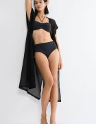 Triumph Долен бански Summer Twist с висока талия Черен