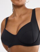 Triumph Горнище на бански Summer Twist тип балконет Избеляло черно