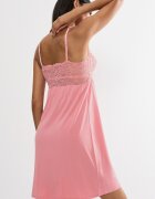 Triumph Нощница Timeless Sensuality с модал с дантела Пастелнорозов