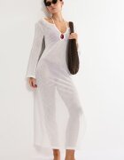 Triumph Плажна рокля My Wear от плетена дантела Бял