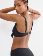 Triumph Подплатена горна част на бански Summer Twist Черен/Избеляло черно