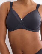 Triumph Сутиен True Shape с цели чашки Антрацитно сиво