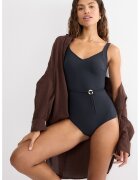 Triumph Цял бански Summer Twist - Избеляло черно